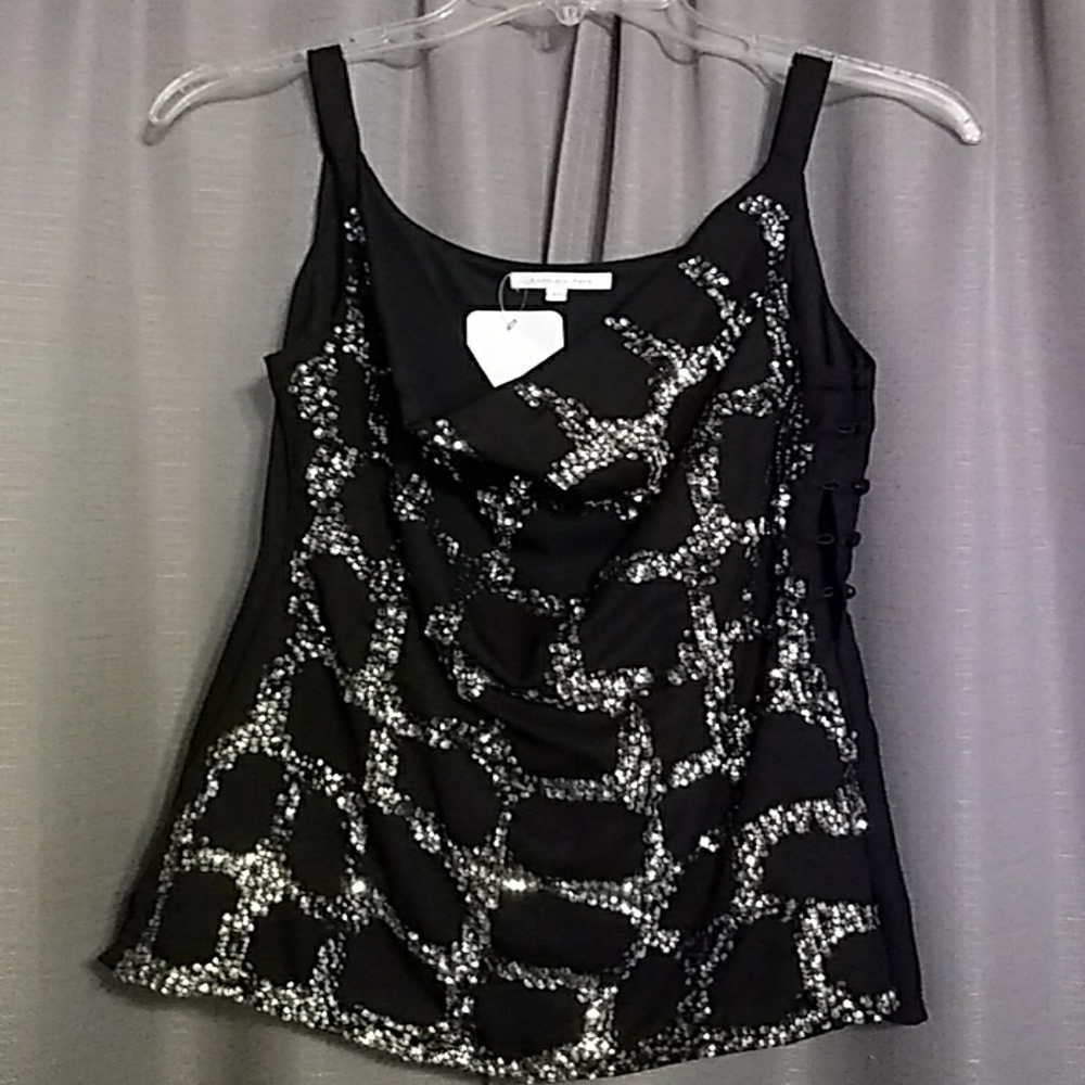 Patrizia Pepe Sequin Top